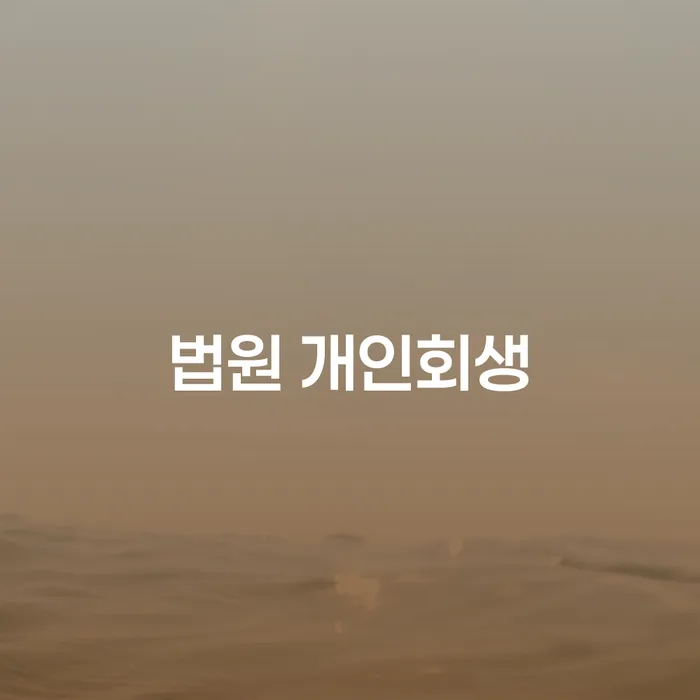 개인파산제도 연체 채무 신속해결방법 잘 하는 변호사