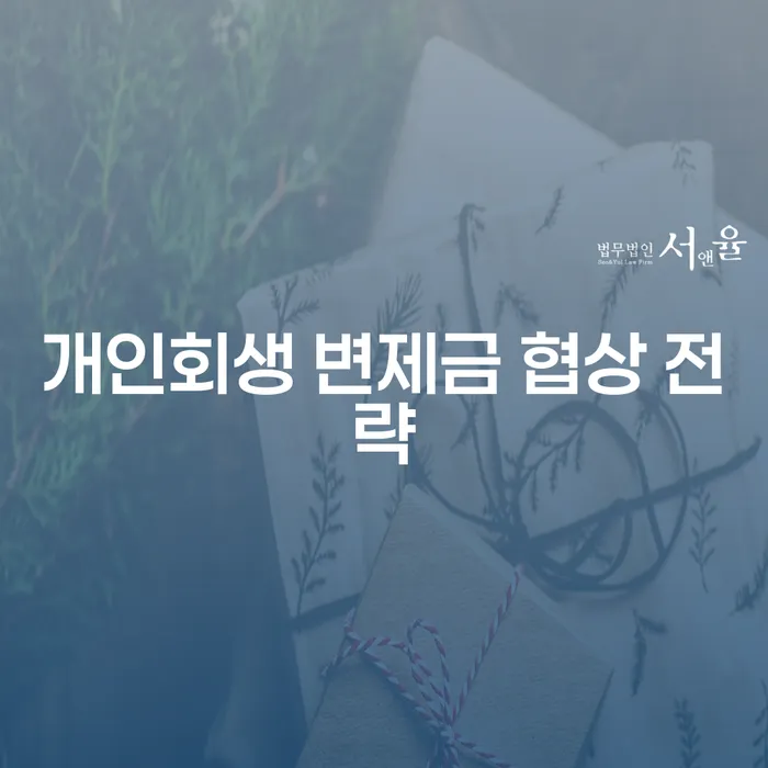 개인회생 변제금 협상 전략, 어떻게 해야 할까요?