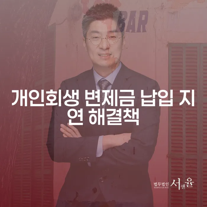 개인회생 변제금 납입 지연, 어떻게 해결할 수 있을까요?