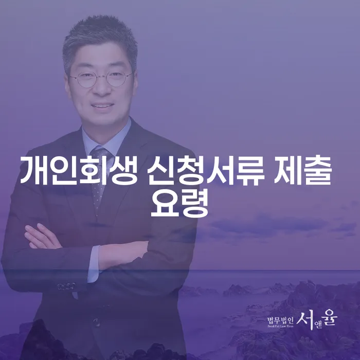 개인회생 신청서류 제출 요령은 어떻게 해야 할까요?