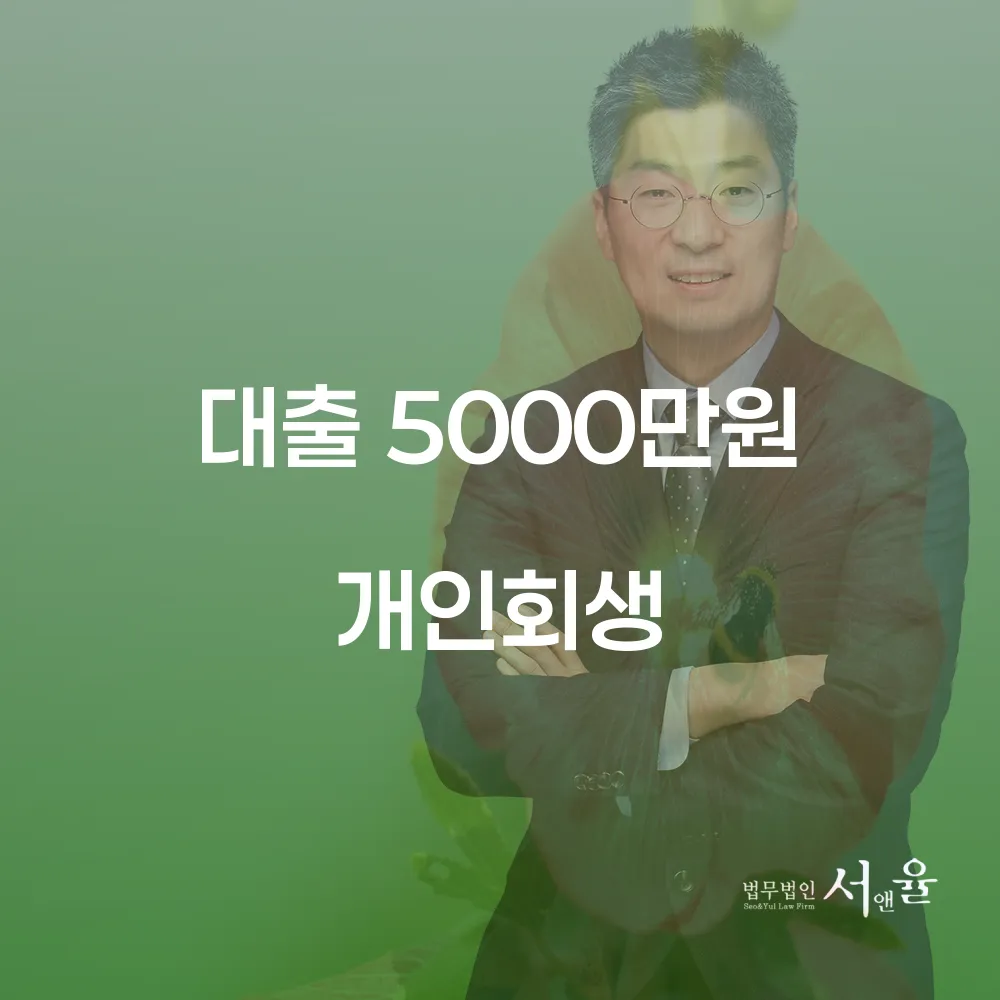 대출 5000만원 개인회생 절차와 성공 사례 안내